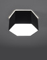 Plafond SUNDE 15 negro + 2x bombilla LED E27 3000K Cálida 7,5W 620lm