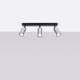 Lámpara de techo WINX 3 negro/cromo