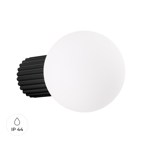 Aplique HALO negro IP44