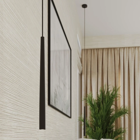 Lámpara pedant BLISS 3P negra