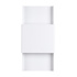 DURLIN Aplique blanco + 2x bombilla LED G9 4000K Frío 4,5W 460lm