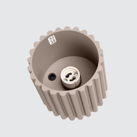 Lámpara de techo AURA 1 taupe GU10