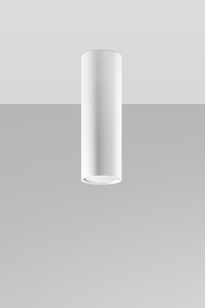 Plafond LAGOS 20 blanco + 1x bombilla LED GU-10 3000K Cálida 7W 620lm