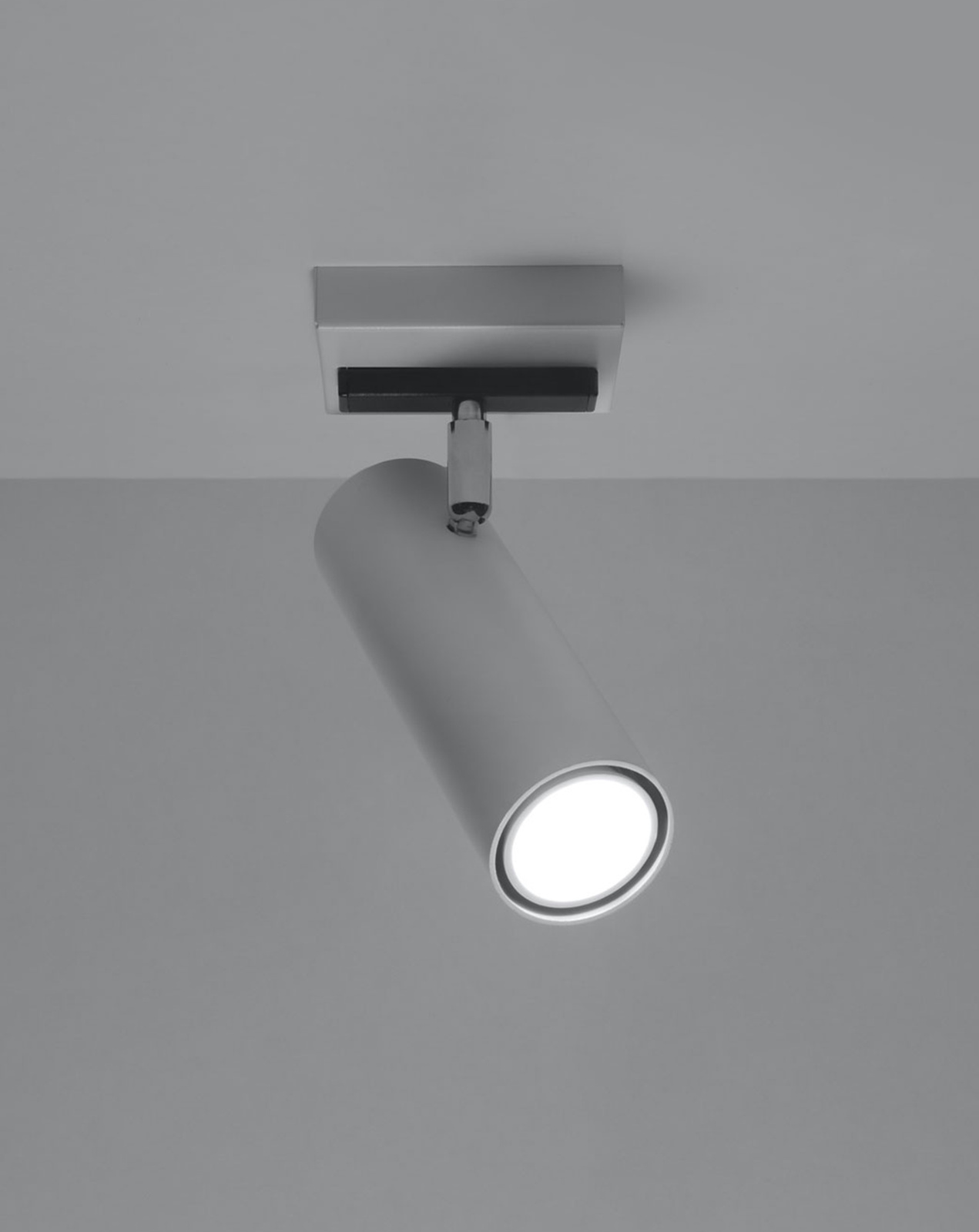 Plafond DIREZIONE 1 blanco + 1x bombilla LED GU-10 3000K Cálido 7W 620lm