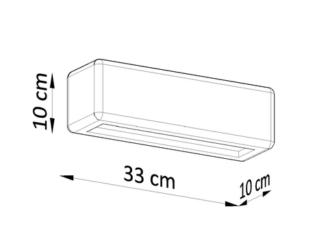 Aplique de cerámica SUBANI blanco + 1x bombilla LED E27 3000K Warm 7.5W 620lm