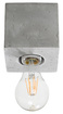 Plafond ARIZ hormigón + 1x bombilla LED E27 4000K Fría 7,5W 650lm