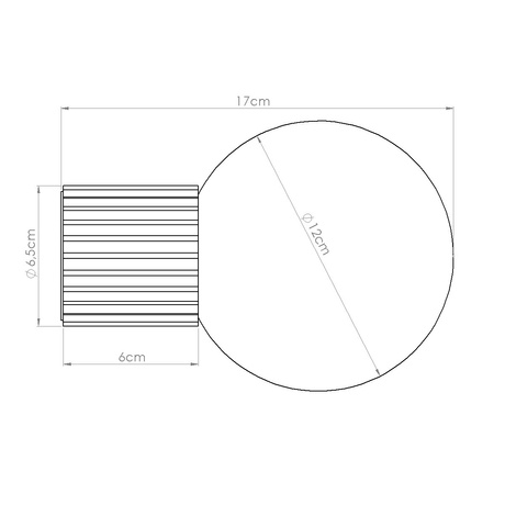 Aplique HALO beige IP44