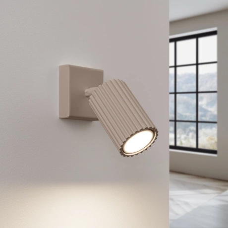 Lámpara de pared KARBON taupe