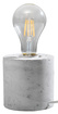 SALGADO lámpara de escritorio de hormigón + 1x bombilla LED E27 4000K Fría 7.5W 650lm