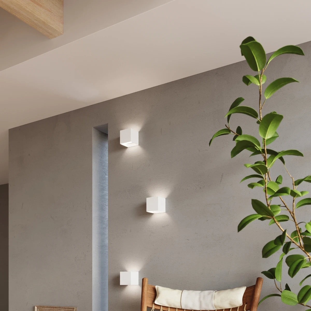 Aplique LUCA LED blanco IP54