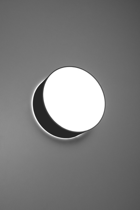 Plafón de techo ARENA 25 NEGRO + 1x bombilla LED E27 4000K Fría 7,5W 650lm