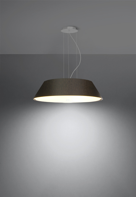 Lámpara de araña VEGA 60 negra + 5 bombillas LED E27 4000K Fría 7,5W 650lm