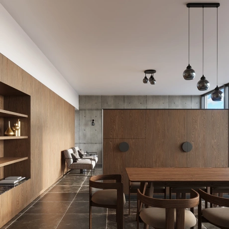 Lámpara colgante ALINO 1 negro