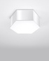 Plafond SUNDE 13 blanco + 2x bombilla LED E27 3000K Cálida 7,5W 620lm