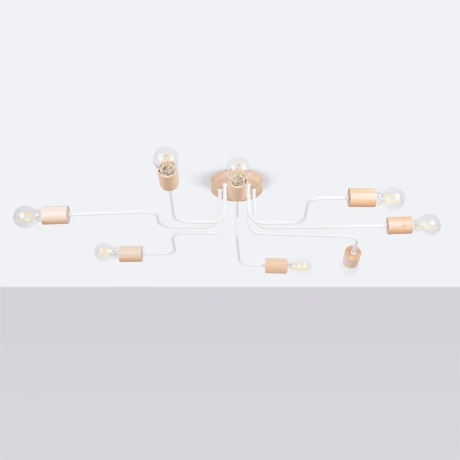 Araña TIMBO 8 blanca