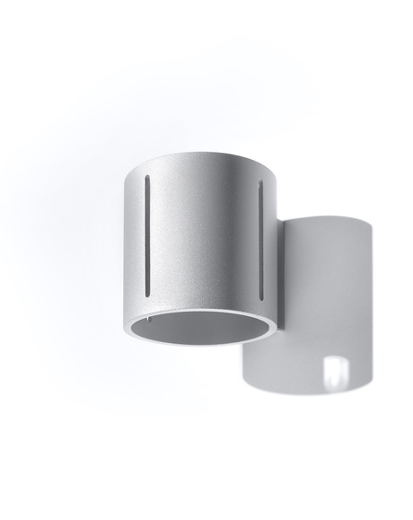 Aplique INEZ gris + 1x bombilla LED G9 3000K Warm 4.5W 510lm