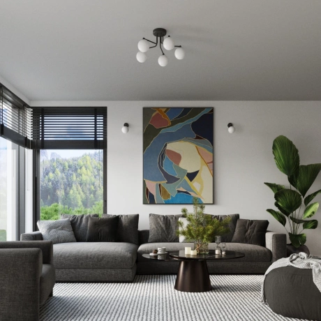 Araña ASTRAL 3 negra