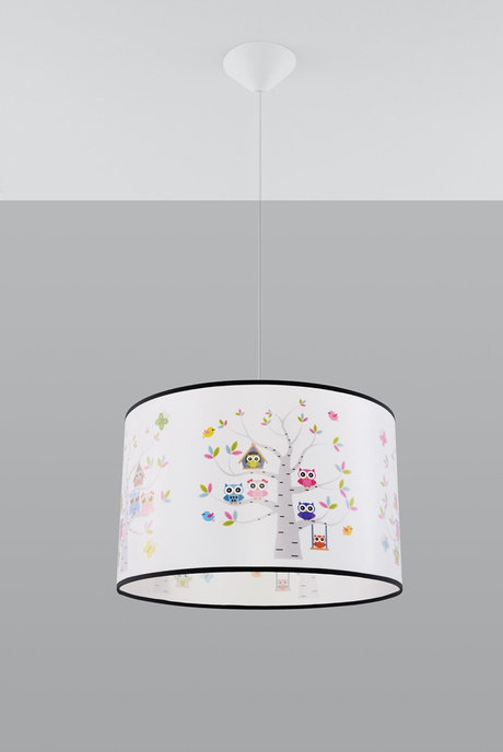 SOWY 40 lámpara colgante + 1x bombilla LED E27 3000K Cálida 7,5W 620lm