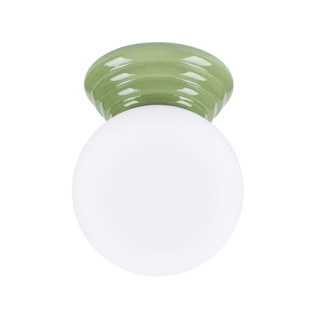 Lámpara de techo ZORI verde IP44