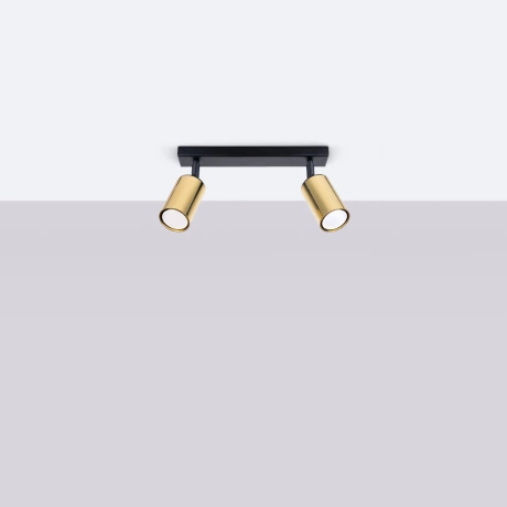 Lámpara de techo WINX 2 negro/oro