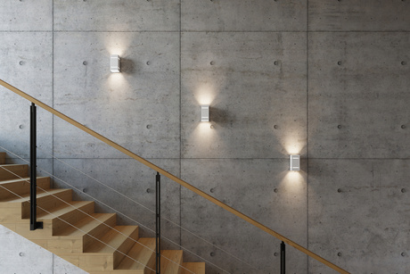 Aplique BLOCCO blanco + 1x bombilla LED G9 4000K Fría 4,5W 530lm