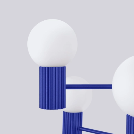 Lámpara HALO 6 azul ultramar