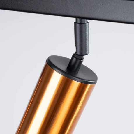 Lámpara de techo WINX 3 negro/cobre