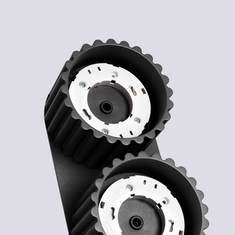 Lámpara de techo AURA 2 negra Gx53