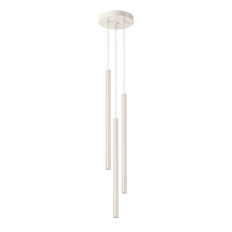 Lámpara colgante PASTELO 3P beige