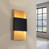 DURLIN Aplique oro/negro + 2x bombilla LED G9 4000K Frío 4,5W 460lm