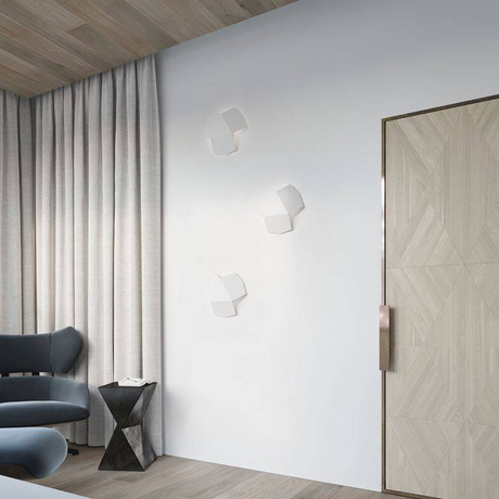 Aplique TRE blanco + 2x bombilla LED G9 4000K Fría 4,5W 530lm