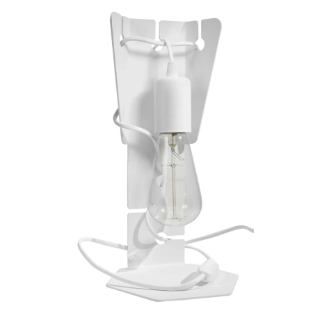 Lámpara de mesa ARBY blanca