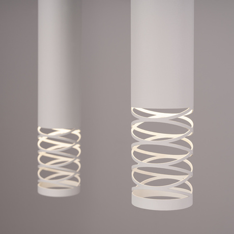 Lámpara colgante LAMI 3L blanca