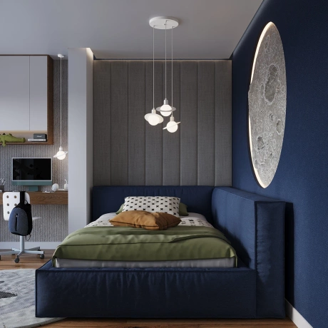 Lámpara colgante HYPERION 1 blanco