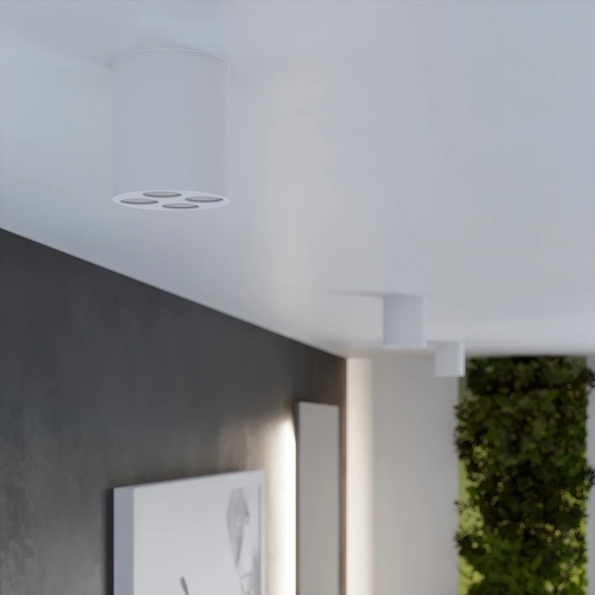 Lámpara de techo ZOE LED blanco