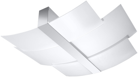 Plafond CELIA cromo + 3x bombilla LED E27 4000K Fría 7,5W 650lm