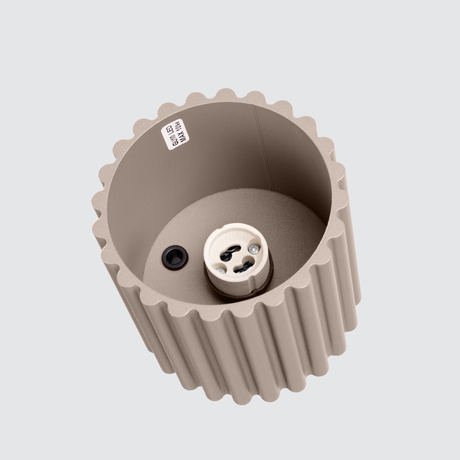 Lámpara de techo AURA 1 taupe GU10