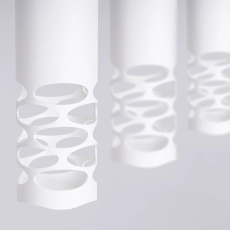 Lámpara colgante LIRO 3L blanca