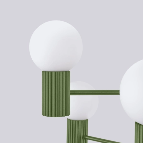 Araña HALO 6 verde oliva