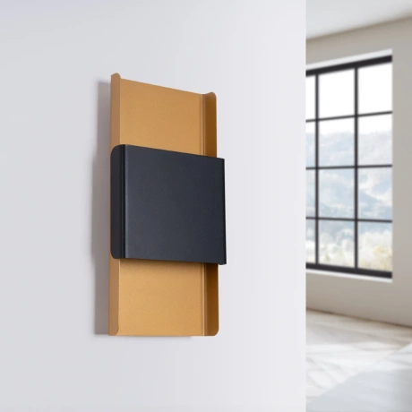 Aplique DURLIN oro/negro