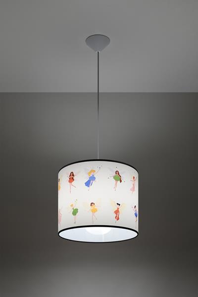 Lámpara colgante Fairy 30 + 1x bombilla LED E27 3000K Cálida 7,5W 620lm