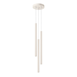Lámpara colgante PASTELO 3P beige