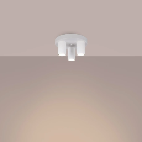 Plafón LAGOS 3P blanco