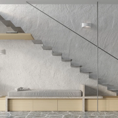 Aplique barnizado VIXEN blanco brillo