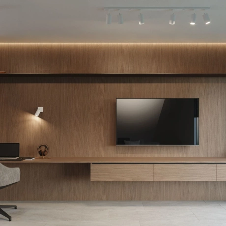 Aplique RING blanco con interruptor