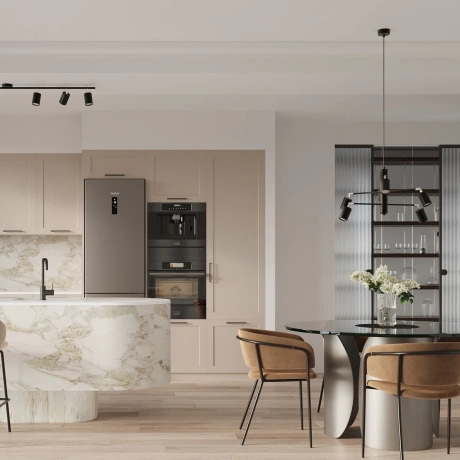 Lámpara de techo LEMMI 6L negra