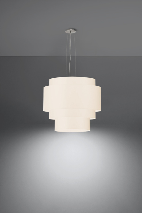 Lámpara de araña REFLEXION 50 blanca + 5 bombillas LED E27 3000K Cálida 7,5W 620lm