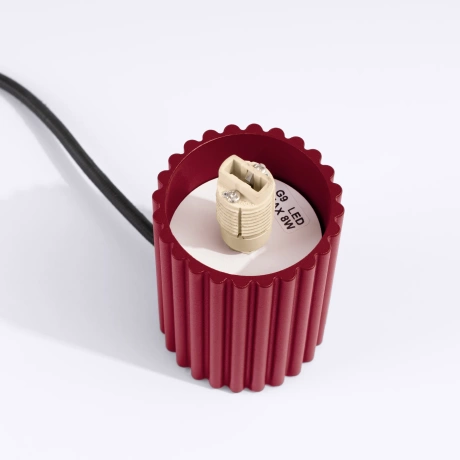 Lámpara de mesa HALO burdeos