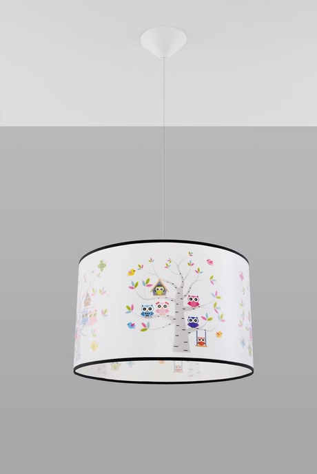 SOWY 40 lámpara colgante + 1x bombilla LED E27 3000K Cálida 7,5W 620lm