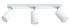 Plafond RING 3L blanco + 3x Bombilla LED GU-10 3000K Cálida 7W 620lm